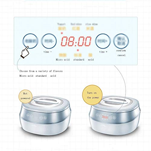 Bmmmz Automatic Timer And Yogurt Machine With Bpa Lid, Perfect For Homemade Baby Yogurt, Children's Yogurt Or Ready-To-Eat Breakfast #TOP4