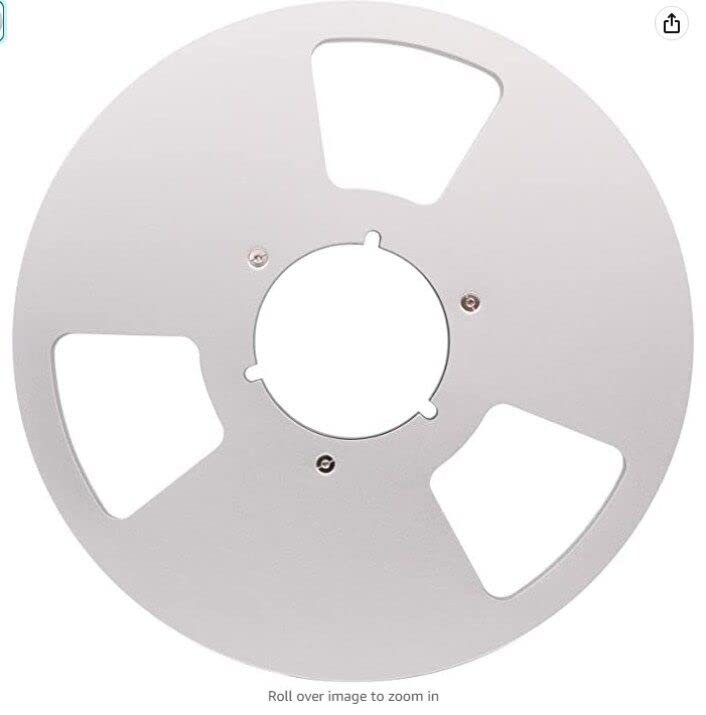 Bobine de réception aluminium Alipis à 3 trous pour un enregistrement sonore haut de gamme