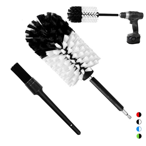 Wheel Brush Kit, Soft Drill Wheel Cleaner Brush, No Scratches