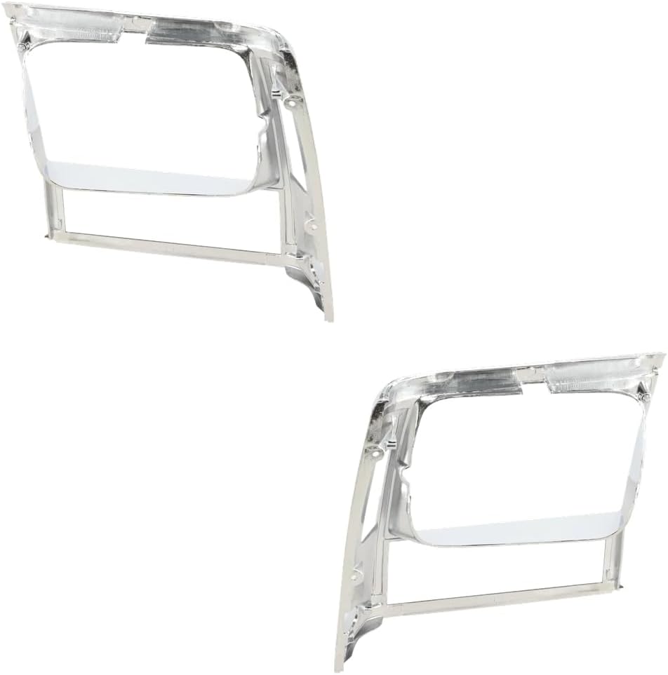 Rareelectrical New Pair Of Headlight Door Compatible With Jeep Comanche Base 6 Cyl 4.0L Cherokee Limited 6 Cyl 4.0L 1991-1996 By Ch2512123 Ch2513123 55034079 55034078