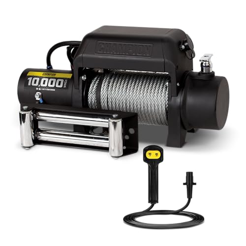 Winch eléctrico de 10,000 lb con control remoto miniatura 1