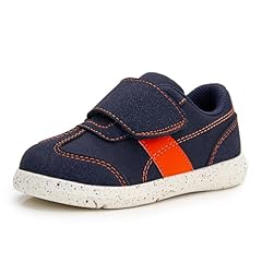 Navy Orange Toddler Boys Sneakers