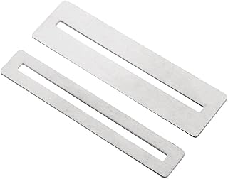 2Pcs Metal Guitar Fingerboard Guards Fretboard Protector Luthier Tool Fretboard Protector for Dressing & Polishing Frets Guitar Fretboard Protector Guitar Fingerboard Guards Fingerboard Guards Guitar