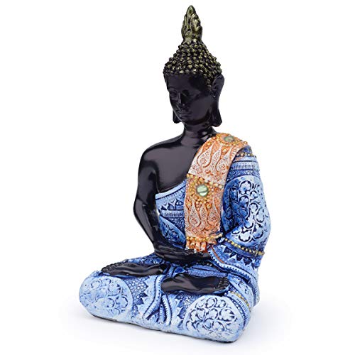Miniatura 2 de Voanzo Estatua De Buda Tailandés Meditando Paz Armonía Para Decoración Del Hogar