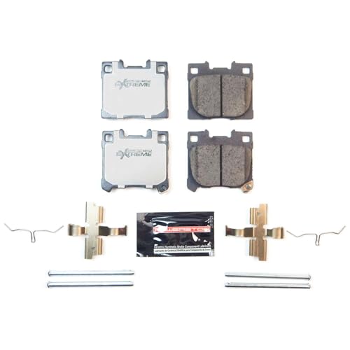 Image of PowerStop Z26 Performance Carbon Fiber Ceramic Brake Pads Rear Z26-2451 | Toyota GR Corolla 2023-26 Carbon Fiber Ceramic Brake Pads + Installation Hardware