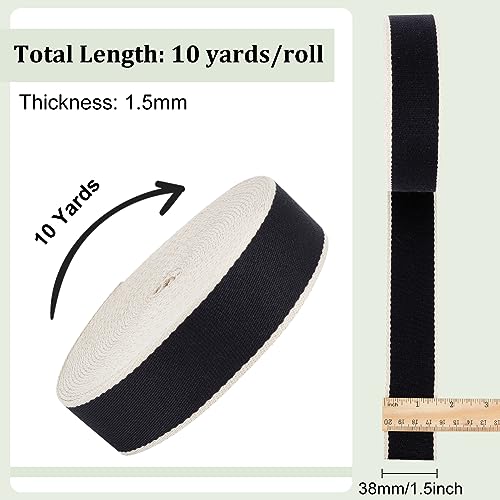 BENECREAT 10 Yards Cotton Webbing Strap - Image 2