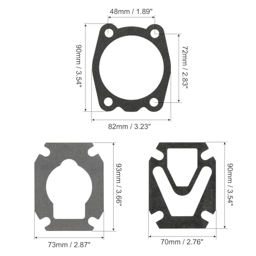 PATIKIL Pad Air Compressor Valve Plate, 3 Sets Paper Replacement Compressor Accessory - Image 2