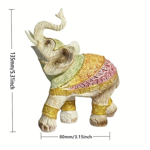 Statue de figurine d'éléphant RLKHXBS pour décoration de table