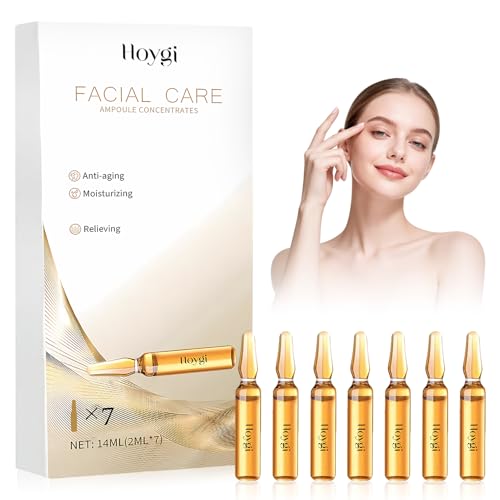 Ampollas Flash Efecto Lifting Inmediato, Acido Hialuronico Serum Facial, S&eacute;rum en Ampollas con Nicotinamida Centella, Ampollas de &aacute;cido hialur&oacute;nico, Hidrataci&oacute;n, Flash, para todos los tipos de piel