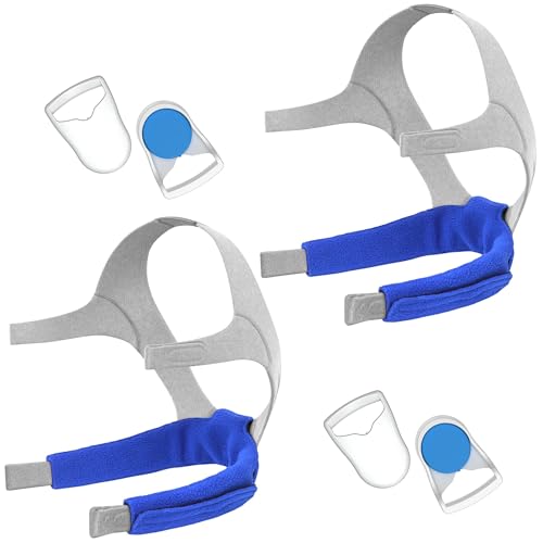 Medihealer �����p�w�b�h�M�A Airfit N20�p �l�b�N�p�b�h�ƃN���b�v2�g�t�� Airfit N20�Ή� ���K�l�b�N�p�b�h �w�b�h�M�A�X�g���b�v�J�o�[ ���������L�b�g�T�v���C 2�p�b�N