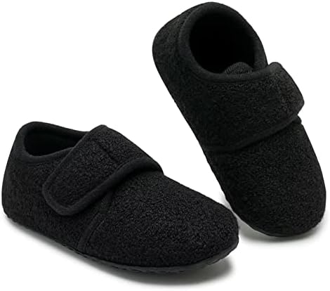 Mabove Girls Boys Slippers Kids Kindergarten Slippers Toddlers Furry House Shoes Children Non-Slip Bedroom Slippers
