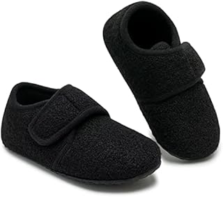 Mabove Girls Boys Slippers Kids Kindergarten Slippers Toddlers Furry House Shoes Children Non-Slip Bedroom Slippers