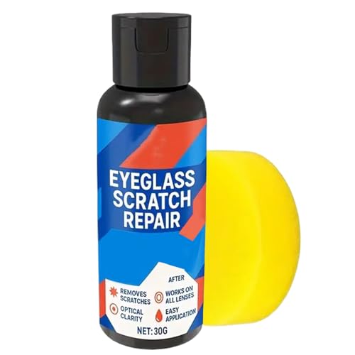 Generico Reparación de gafas, limpieza profunda 30 g - Pasta abrillantadora para gafas de sol | Para protección brillo mantenimiento cuidado del sol teléfono dormitorio espejo mesa