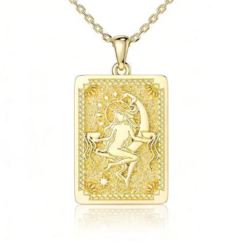 HOTIE The Fool/Moon/Star/Strength/Lovers �^���b�g�J�[�h�l�b�N���X �����p �X�^�[�����O�V���o�[ �����b�L ���ʃ^���b�g�y���_���g �X�s���`���A���W���G���[�M�t�g �a���� �L�O�� �}�C���X�g�[��, �X�^�[�����O�V���o