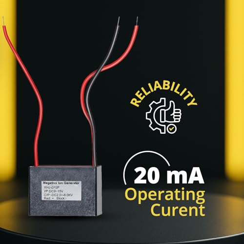 Generador de iones negativos 12V DC portátil miniatura 5