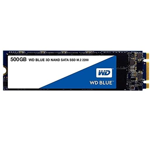 Western Digital WD Intern SSD, 500 GB, Blå
