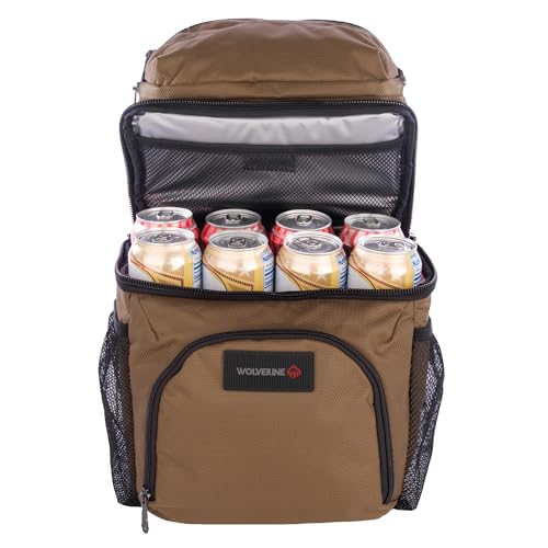Sac à dos glacière Wolverine avec double compartiment en nylon robuste