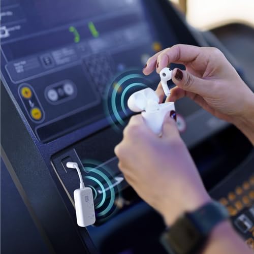 Cellularline - In-Flight Transmitter - Trasmettitore Bluetooth Per Prese Aux - Connette Fino A Due Paia Di Cuffie O Auricolari Tws - Per Dispositivi Senza Bluetooth Con Aux 3,5Mm - Bianco - 7