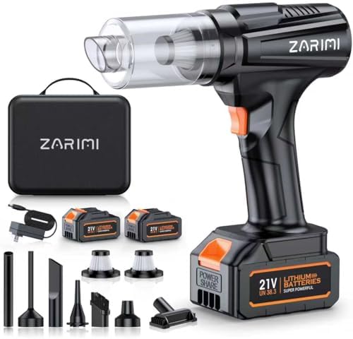 Cordless Handheld Car Vacuum Cleaner, 50,000Pa High-Power Brushle...