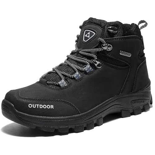 Men's Water-Resistant Hiking Shoes Non-Slip Work Boots Lightweight Outdoor Boots for Men