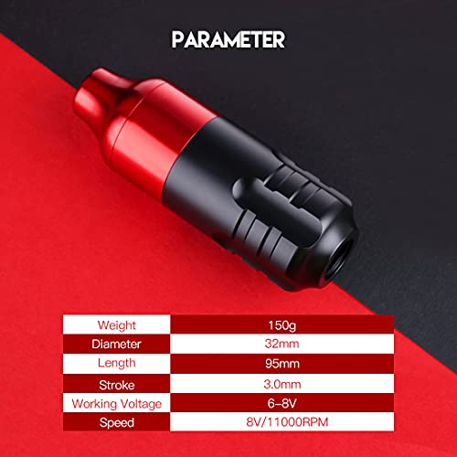 Dragonhawk S3 Wireless Tattoo Machine Kit Rotary Pen Machine Oled Screen Display Cordless Battery Q-386 #TOP3