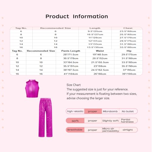 Vêtements hip hop filles ensemble or paillettes 15-16 ans