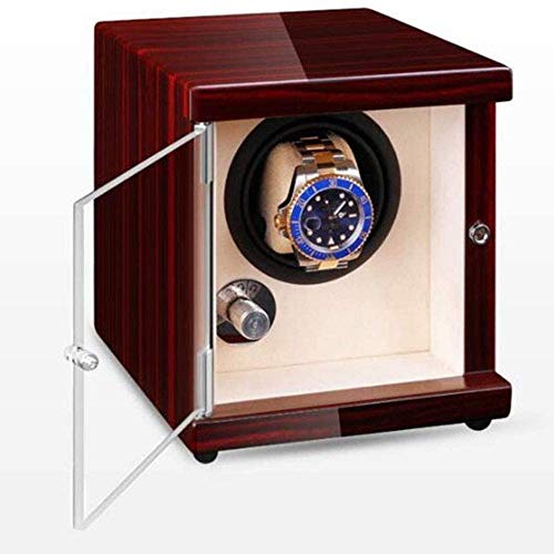 Relojes de Alta Madera Mira Shaker, bobinador automático USB con diseño elegante para el hogar