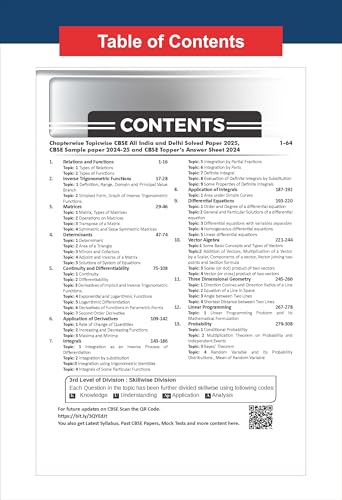 Image of 30 New Syllabus Chapter-wise, Topic-wise & Skill-wise CBSE Class 12 Mathematics Previous Year Solved Papers (2013 - 2025) & Sample Papers (2022 - 2025) 3rd Edition | PYQs for 2026 Exam