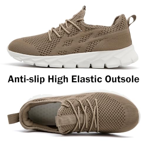 Image of DLWKIPV Womens Slip on Walking Tennis Shoes for Women Work Running Athletic Gym Sports Sneakers Lightweight Casual Shoe
