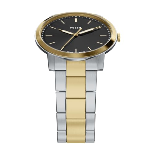 Image of Fossil Men's Minimalist Quartz Stainless Steel Three-Hand Watch for Men