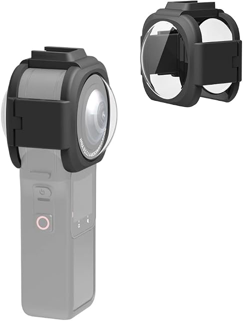 PULUZ Lens Guard Protective Cover Cage for Insta360 ONE RS 1-Inch 360 Edition, with Cold Shop Lens Protector Cage for RS 1-Inch 360 Edition