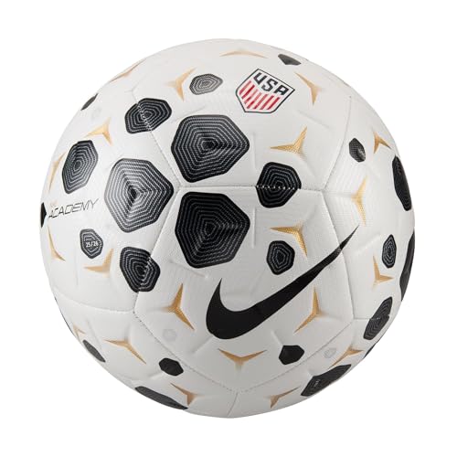 Nike Academy USA Soccer Ball White/Black/Black 4