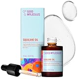 Good Molecules Squalane Oil - 100% Natural Squalane Oil Non-Greasy Moisturizer for Face, Skin, and Hair - Skin Firming, Ultra Hydrating Facial Skin Care