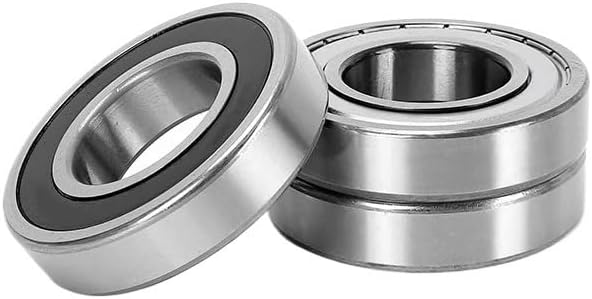 2pcs Deep Groove Ball Bearing 16001 16002 16003 16004 16005 16006 16007 16008 16009 ZZ 2RS(Open,16003 17x35x8)