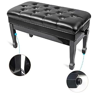 TEmkin Tabouret de Piano, Tabouret de Piano, Banc de Piano Confortable, avec Compartiment de Rangement de Grande capacité et Coussin rembourré de Luxe, Hauteur réglable de 10 cm - Les Beatles, Paul McCartney, John Lennon, RIngo Starr, George Harrison TEmkin Tabouret de Piano, Tabouret de Piano, Banc de Piano Confortable, avec Compartiment de Rangement de Grande capacité et Coussin rembourré de Luxe, Hauteur réglable de 10 cm – Image 5