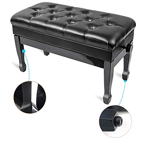 TEmkin Tabouret de Piano, Tabouret de Piano, Banc de Piano Confortable, avec Compartiment de Rangement de Grande capacité et Coussin rembourré de Luxe, Hauteur réglable de 10 cm - Les Beatles, Paul McCartney, John Lennon, RIngo Starr, George Harrison TEmkin Tabouret de Piano, Tabouret de Piano, Banc de Piano Confortable, avec Compartiment de Rangement de Grande capacité et Coussin rembourré de Luxe, Hauteur réglable de 10 cm – Image 6