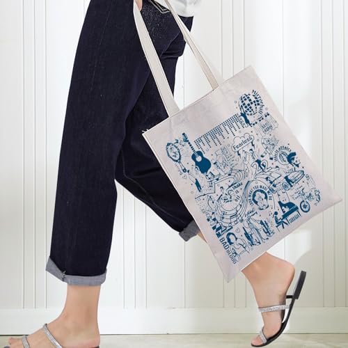 Bolso Tote Canvas con Compartimiento para Cosméticos miniatura 3