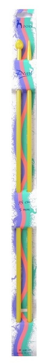 Pony Single Ended Pearl Knitting Pins - 35Cm x 5.00mm
