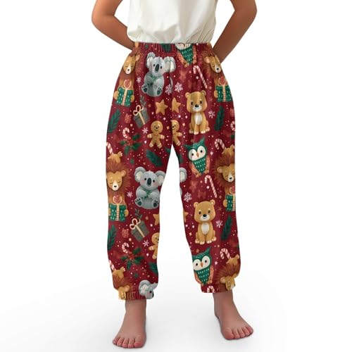Image of Unisex Little Kids Yoga Trousers Bohemian Beach Pants Baggy Harem Activewear for Boys and Girls Age 3-10