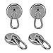Produktbild Ant Mag Magnethaken, Starke Neodym Magnetische Haken mit 63,5KG Haftkraft, Magnet Schwerlast Haken mit Schwenkbarem Karabiner für Küche Badezimmer Schlafzimmer Garage Büro Kühlschrank (L42 4pack)