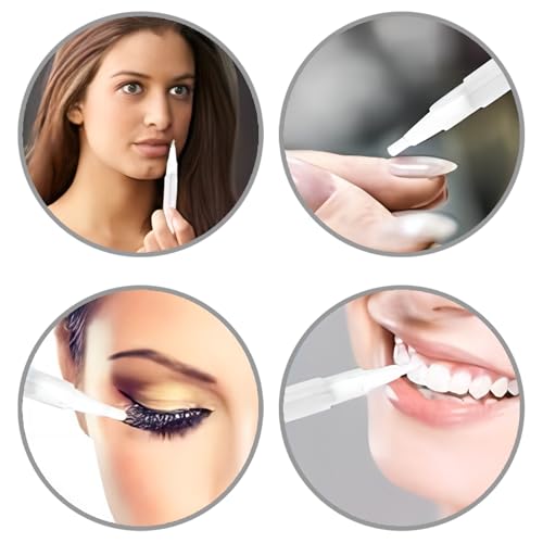 HavaCue 6 Stück Ausbesserungsstifte 5ml Transparent Touch Up Paint Pen Wandfarbe Stift,Befüllbare Pinselstifte Für Trockenbau Wandschränke Möbel Holz Möbel