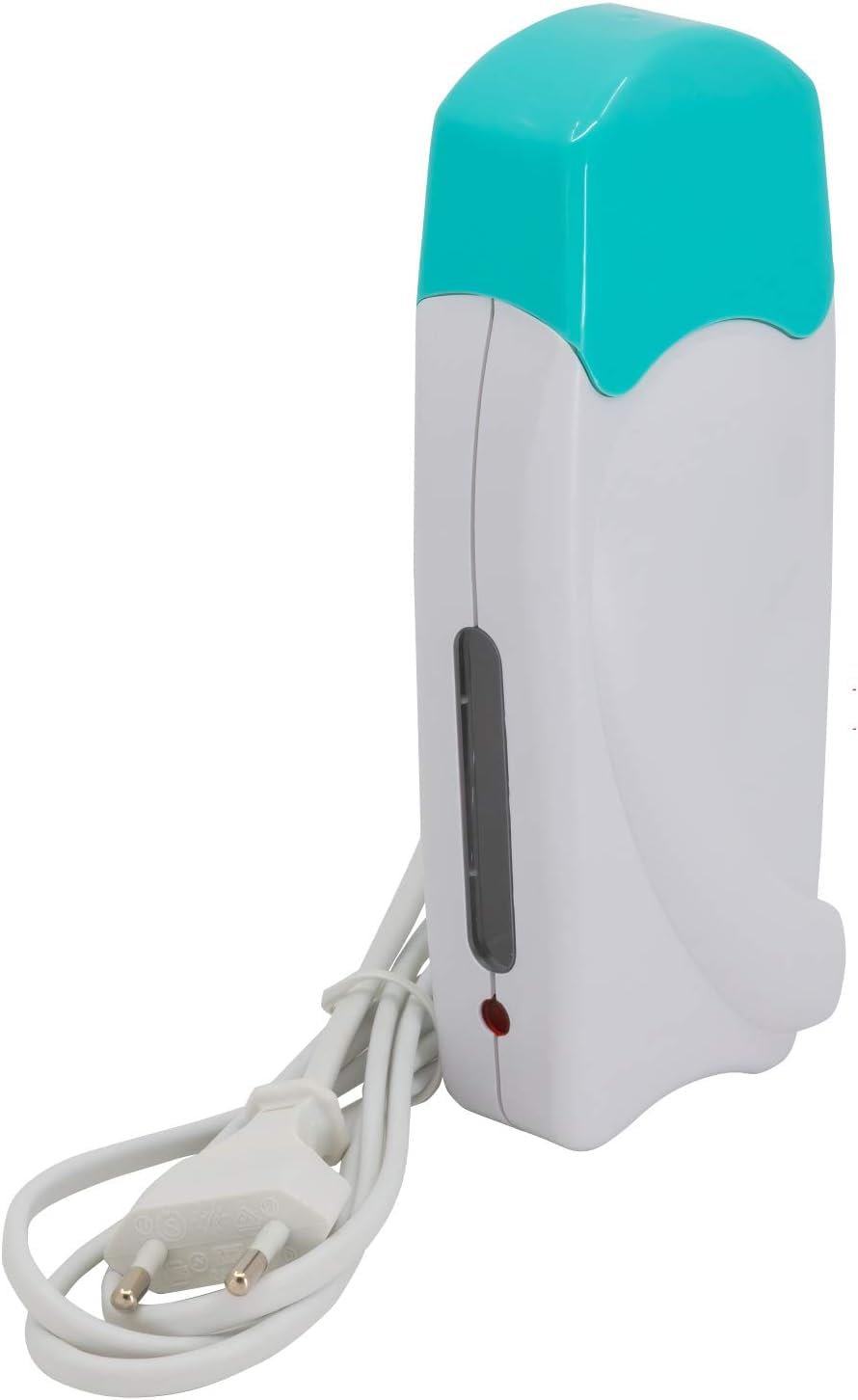 EPILWAX S.A.S - Kit D'Épilation Solo Complet la Cera Desechable Miel, con Roll-on Grande Modela para las piernas, axilas, y el cuerpo.