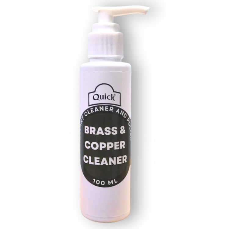 Quick Brass & Copper Metal Instant Cleaning Liquid Pack 100 ML | Remove Heavy Tarnish From Brass And Copper Metals (B0CNRZZ5VS) Amazon Price History, Amazon Price Tracker