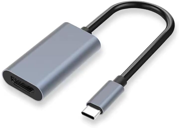 4K@30Hz USB C to HDMI Adapter, [High Speed, USB Type C to HDMI Adapter Groundbreaking Performance, Compatible for iPhone 15 Pro/Max, MacBook Pro/Air, iPad, iMac and More、0.5FT thumbnail