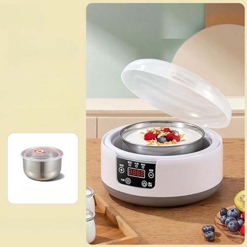 Image of CALANDIS Automatic Yogurt Maker Constant Temperature Control Multifunctional DIY 1.2L | Yogurt Makers | Small Kitchen Appliances | Kitchen, Dining & Bar