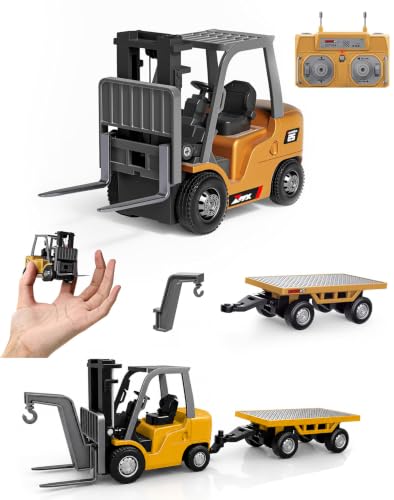Image of Magicwand R /c Rechargeable 2-in-1 Miniature Pocket Fork Lift with Trolley with Led Lights【Pack of 1】