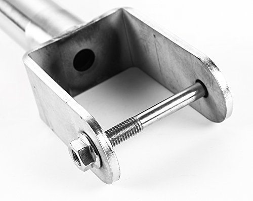 Boruien Newest Flagpole Flag Pole Post Holder Stand Stainless Steel For Jeep Wrangler 2007 Up & Other Suv (Silver) #TOP4