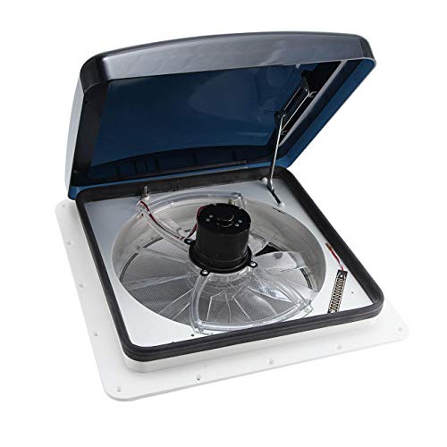ALAVENTE RV Roof Vent 3-Speed Manual RV Vent Fan, 14" Electric Automatic DC