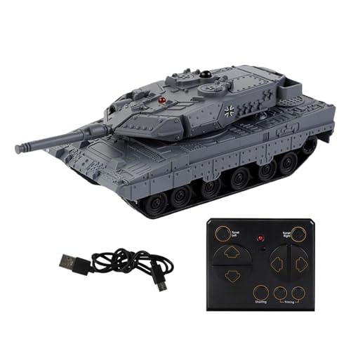Tank RC voiture radio contrôle 2.4 GHz rechargeable rotation 360