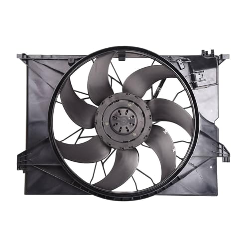 Lmrysalque Radiator Cooling Fan Front Side W204 W212 for C300 2008-2014,for E350 2010-2016,for SLC43 2017,for C63 2008-2013,for SLC43 2017 600 Watt-Power A2049066802 621373